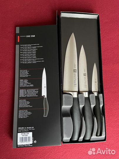 Zwilling J.A.Henckels набор ножей для кухни 5звезд