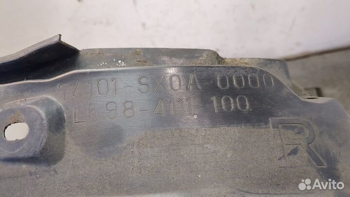 Защита арок (подкрылок) правая передняя Honda Shuttle