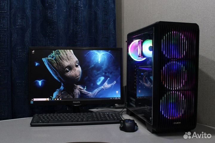 Игровой пк/Ryzen 5/Gtx 1660/Ddr4 16gb