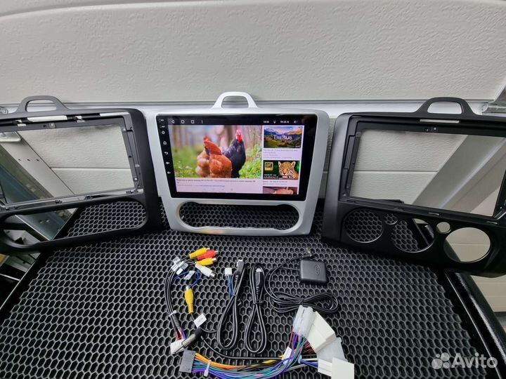 Магнитола на Ford Focus 1/16гб android 10