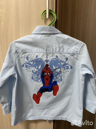 Рубашка для мальчика человек-паук