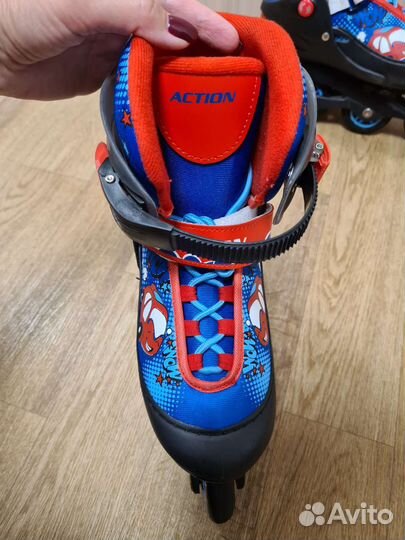 Коньки роликовые 34-37 р-р