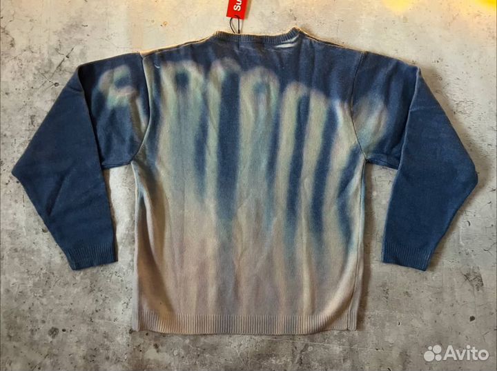 Свитер Supreme blurred logo
