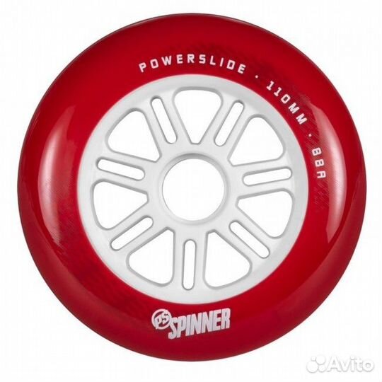 Колеса Powerslide Spinner 110/88A красные