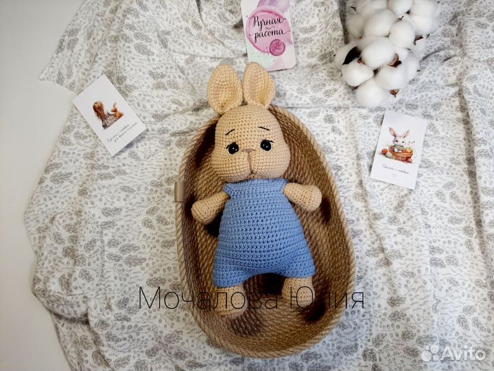 Вязаная игрушка ручной работы