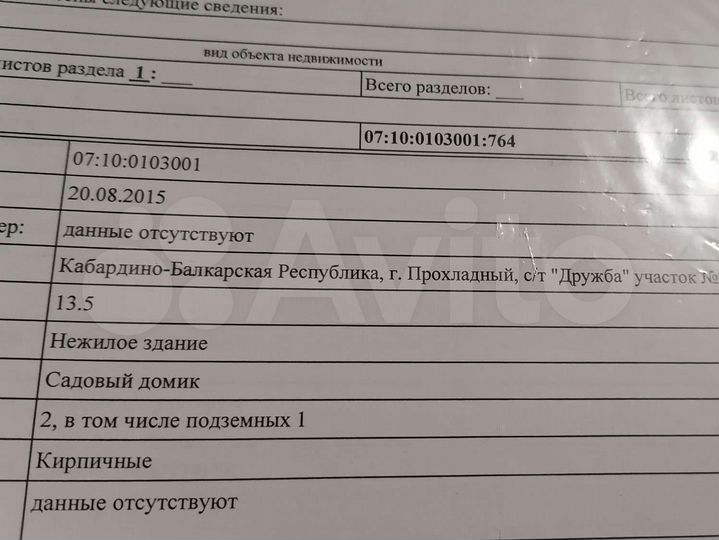 Дача 27 м² на участке 3,4 сот.