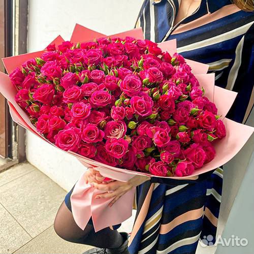 Розы / букеты из 101 розы / свежие розы