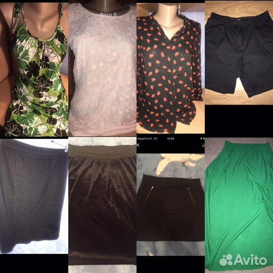 Розовая футболка юбка зеленое платье белая рубашка