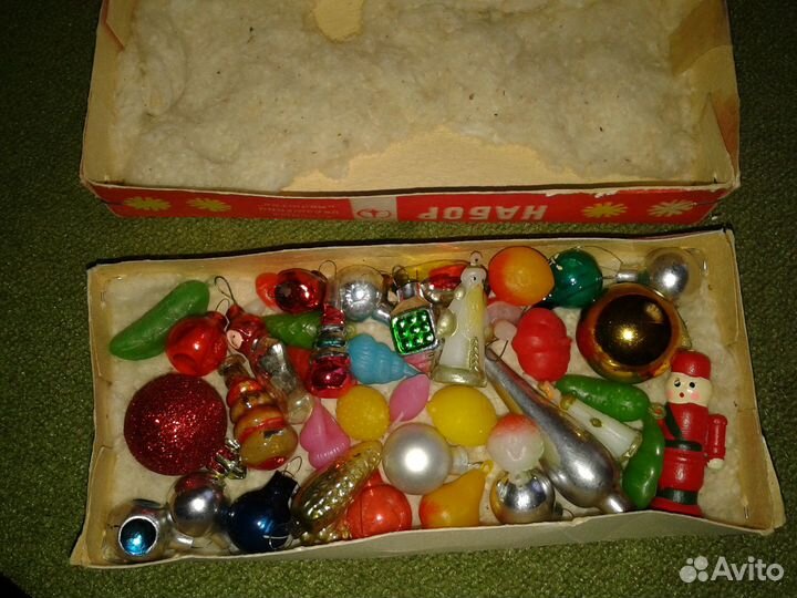 Набор елочных игрушек СССР