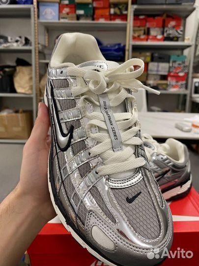 Кроссовки Nike P-6000 metalic silver