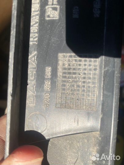 Воздуховод радиатора лада ларгус