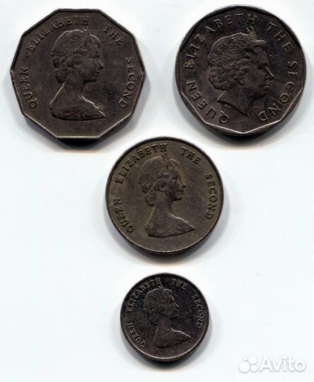 Набор монет для нумизматов, Карибские острова