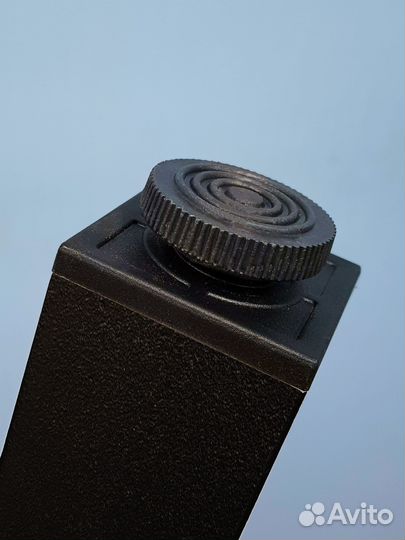 Ножка опора для стола 890 40х20 металлическая регулируемая черная барная Лофт