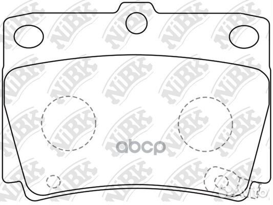 Колодки торм.зад. mitsubishi Pajero Sport K90