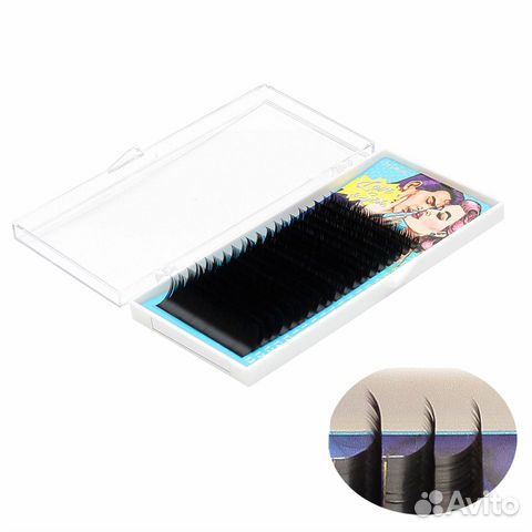 Новые Ресницы для наращивания микс 7-13 мм