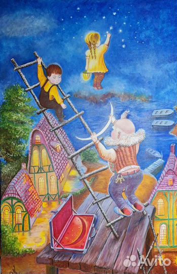 Картина маслом в детскую