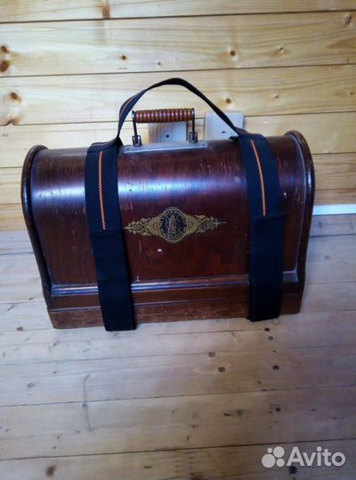 Антикварная ручная машинка singer, 1906