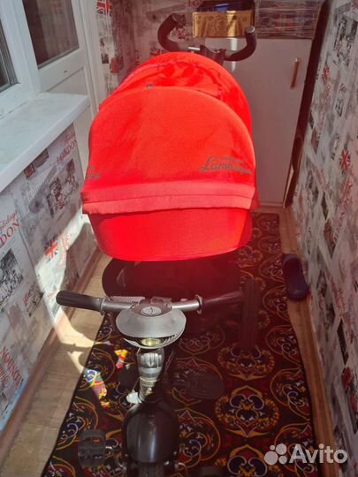 Детский велосипед с ручкой бу