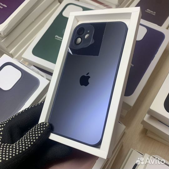 Чехол на iPhone 11 agms синий титан