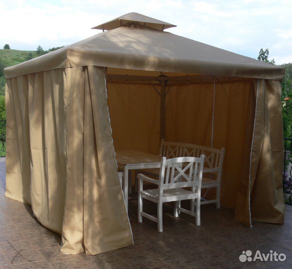 Шторы из тентовой ткани