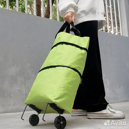 Сумка на колесах хозяйственная, 46 х 41 см