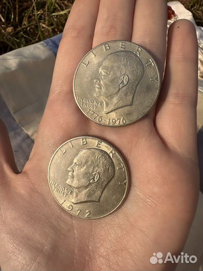 Монеты США Великобритания Канада