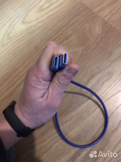 Кабель для компьютера usb 3.0 (папа-папа)