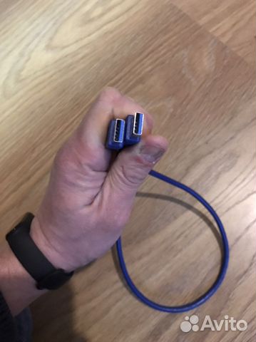Кабель для компьютера usb 3.0 (папа-папа)