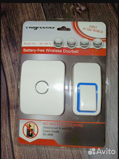 Звонок беспроводной не требует батарейки