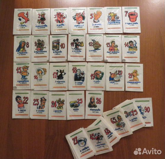 Коллекция пустых пакетиков сахара