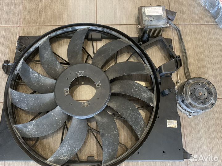 Вентилятор радиатора mercedes w211