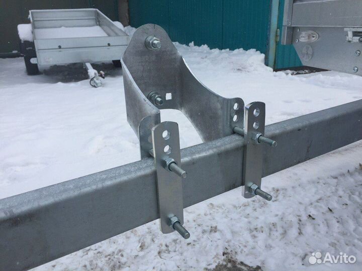 Держатель запасного колеса прицепа мзса, для дышла