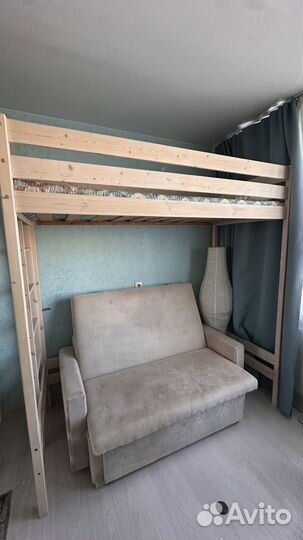 Кровать двухъярусная масив сосны