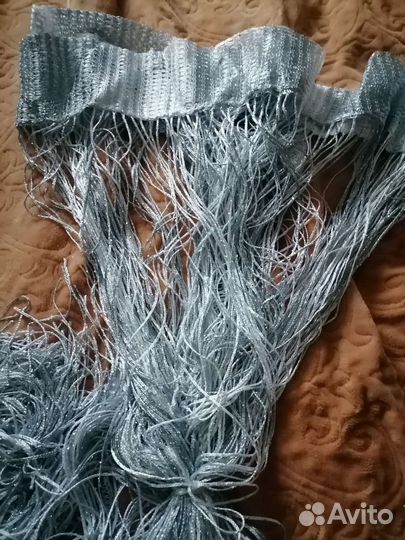 Штора нитивая с люрексом