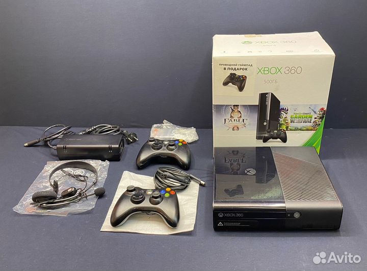 Xbox 360 полный комплект с гарантией