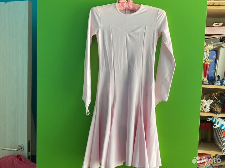 Платье-купальник для гимнастики/танцев подростку п