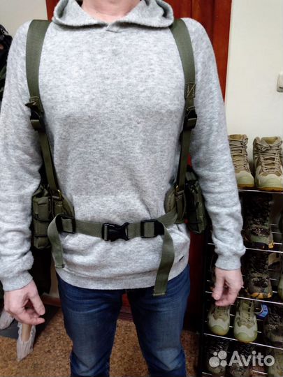 Пояс тактический разгрузочный с лямками/рпс