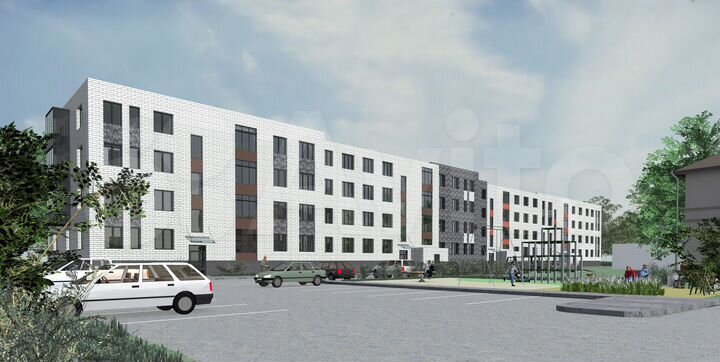 1-к. квартира, 41,7 м², 2/4 эт.