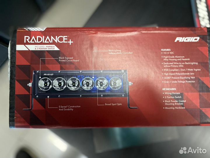Светодиодная фара rigid Radiance Plus 10