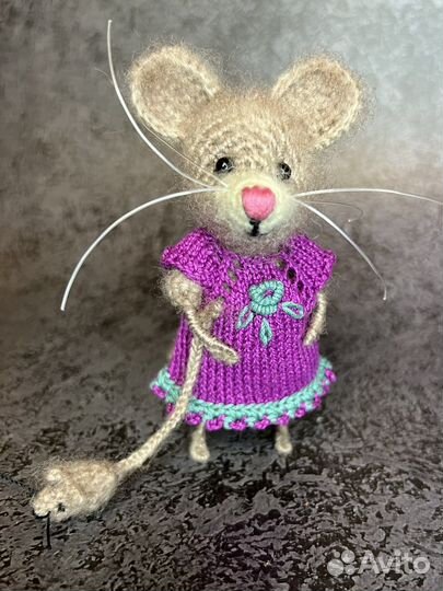 Мышки вязаные