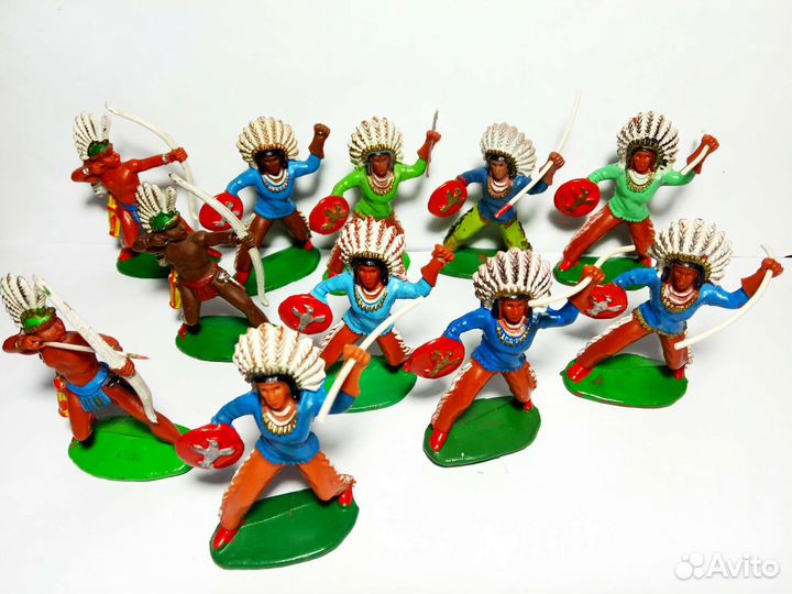 Солдатики Индейцы Ковбои гдр