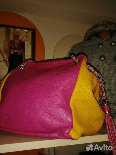 Италия - Женская сумка из натуральной кожи