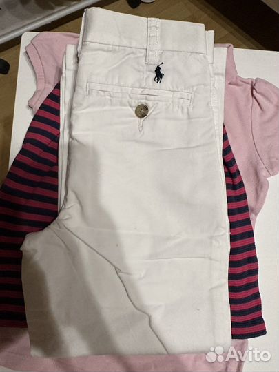 Мешок брендовой одежды на девочку 6-7 лет