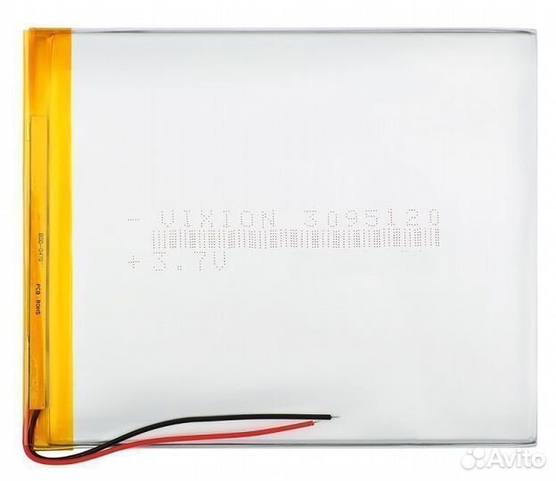 Аккумулятор универсальный 3x95x120 mm 4000mAh (3,7