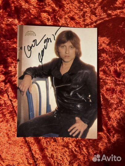 Автограф певца/актера Вацлава Нецкаржа