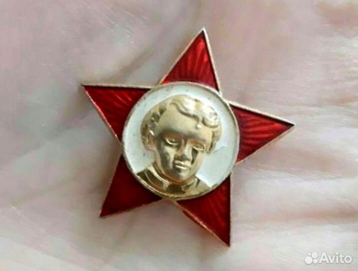 Значок октябренка СССР октябрятская звездочка