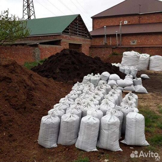 Навоз конский в мешках