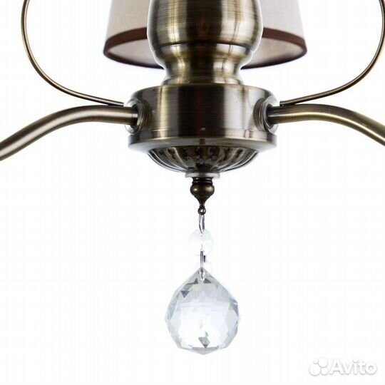 Люстра C0750/3 AB бронза 3х60Вт E14 57х57х57см