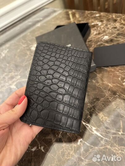 Обложка для паспорта Stefano Ricci крокодил