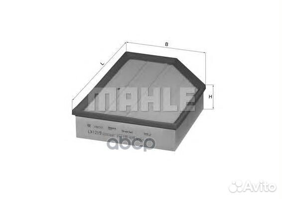 Фильтр воздушный lx1219 Mahle/Knecht